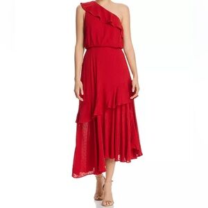 WAYF Erika One-Shoulder Dress